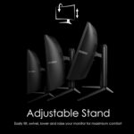 MSI Optix MAG342CQR 1500R Curvature 21:9 Aspect Ratio Narrow Bezel 1ms 3440 x 1440 (UWQHD) 144Hz Refresh Rate Tilt/Swivel/Height/Pivot Adjustment 34" AMD Freesync Gaming Curved Monitor, Black - Image 6