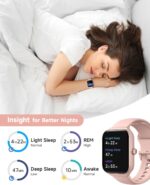Smart Watch for Women Alexa Built-in, 1.95" Fitness Tracker with Answer/Make Calls, IP68 Waterproof/Heart Rate/Sleep Tracker/100 Sport Modes, Fitness Watch Compatible Android iOS - Image 7