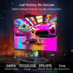 Sceptre New 24.5-inch Gaming Monitor up to 240Hz DP x2 HDMI x2 Build-in Speakers 2025 - Image 5