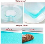 15PCS Shelf Mats Refrigerator Liners Washable Refrigerator Pads Fridge Mats Drawer Placemats Home Kitchen Gadgets Accessories Organization for Top Freezer(5green+5pink+5blue) - Image 4
