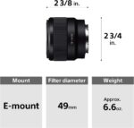 Sony - FE 50mm F1.8 Standard Lens (SEL50F18F/2) - Image 5