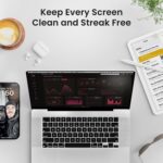 EVEO® Screen Cleaner Spray Kit (Streak-Free) TV Screen Cleaner for Smart TV, LCD, LED, OLED | Computer Screen Cleaner Spray and Wipe Microfiber Cloth - TV, Monitor, Laptop, iPad, Car - 6.7oz 1 Pack - Image 5
