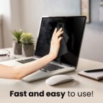 EVEO® Screen Cleaner Spray Kit (Streak-Free) TV Screen Cleaner for Smart TV, LCD, LED, OLED | Computer Screen Cleaner Spray and Wipe Microfiber Cloth - TV, Monitor, Laptop, iPad, Car - 6.7oz 1 Pack - Image 6