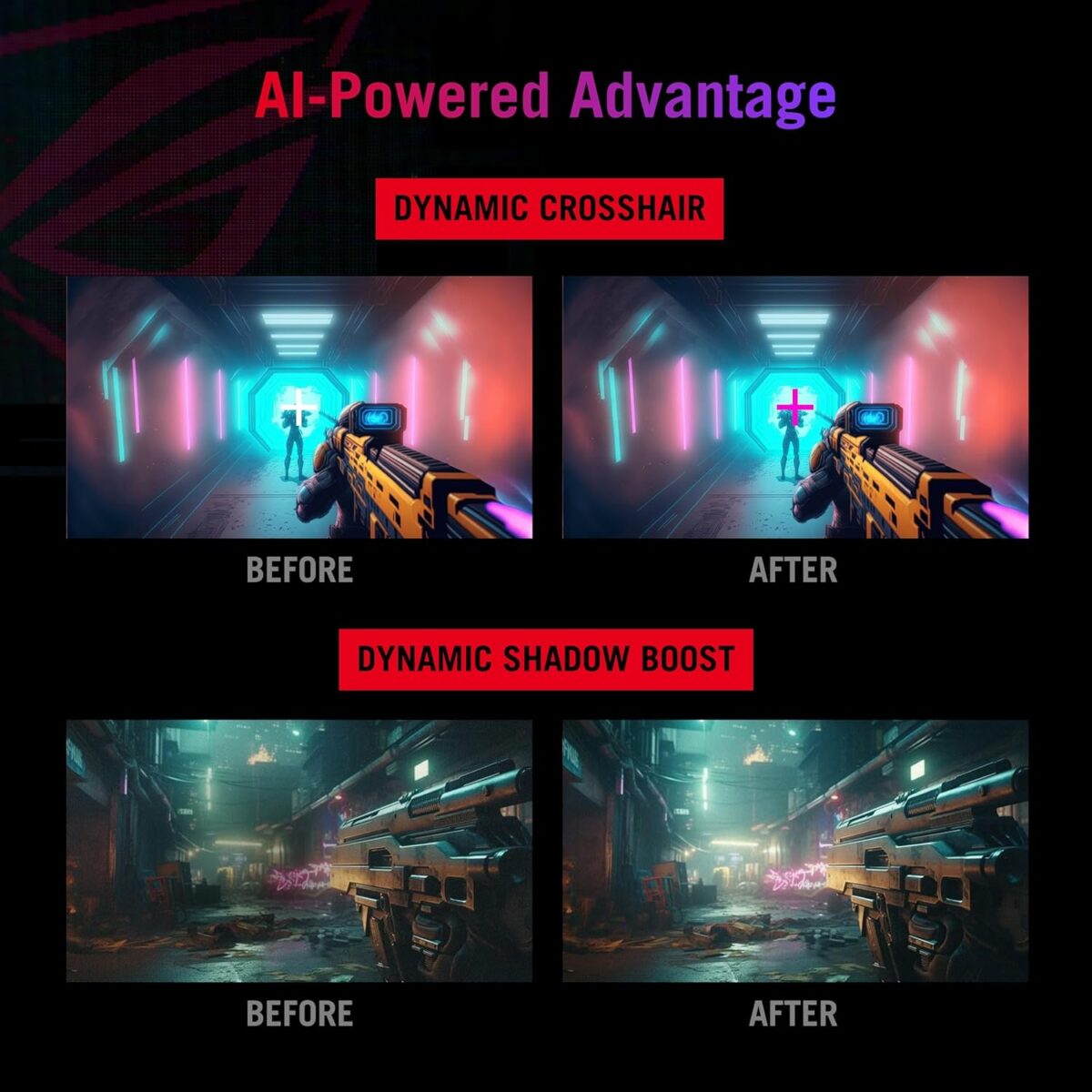 ASUS ROG Strix 27” QHD (2560x1440) HDR400 USB-C Gaming Monitor (XG27ACS), 180Hz,1ms, Fast IPS, 133% sRGB, Extreme Low Motion Blur Sync, G-Sync Compatible, DisplayWidget, Tripod Socket, 3 Year Warranty - Image 7
