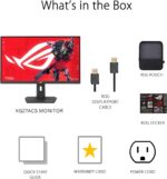 ASUS ROG Strix 27” QHD (2560x1440) HDR400 USB-C Gaming Monitor (XG27ACS), 180Hz,1ms, Fast IPS, 133% sRGB, Extreme Low Motion Blur Sync, G-Sync Compatible, DisplayWidget, Tripod Socket, 3 Year Warranty - Image 10