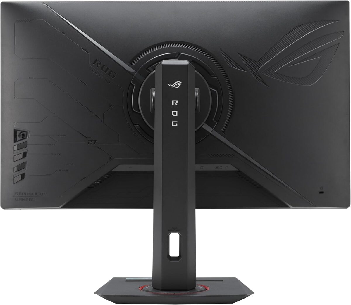 ASUS ROG Strix 27” QHD (2560x1440) HDR400 USB-C Gaming Monitor (XG27ACS), 180Hz,1ms, Fast IPS, 133% sRGB, Extreme Low Motion Blur Sync, G-Sync Compatible, DisplayWidget, Tripod Socket, 3 Year Warranty - Image 14