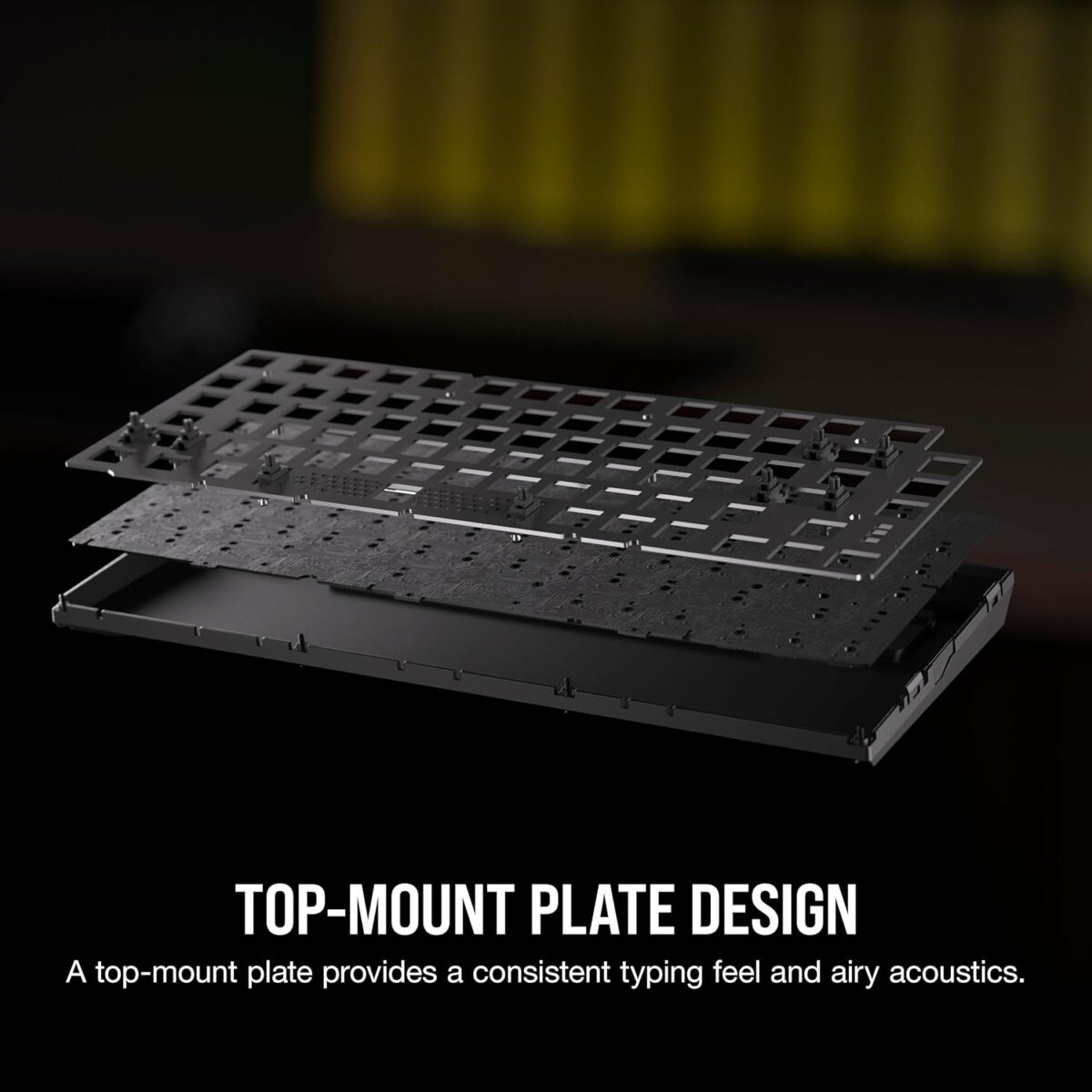 Corsair K65 Plus Wireless 75% RGB Mechanical Gaming Keyboard – Pre-Lubricated MLX Red Linear Switches – PBT Dye-Sub Keycaps – PC, Mac, PS5, PS4, Xbox, iPad – QWERTY NA – Black/Gray - Image 13