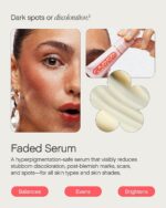 Topicals Faded Brightening and Clearing Serum | Reduces Discoloration Post-Blemish Marks Scars Spots Contains Kojic Acid Niacinamide Dermatologist-tested Vegan Cruelty-Free Fl Oz - Image 4