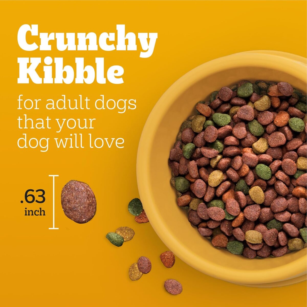 Pedigree Complete Nutrition Adult Dry Dog Food, Grilled Steak & Vegetable Flavor, 18 lb. Bag - Image 4