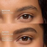 WUNDERBROW Eyebrow Gel, Waterproof, Smudgeproof, Lasts for Days, Shade: Black/Brown, Vegan and Cruelty-Free - Image 3