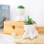 Der Rose 2 Pack Fake Plants Succulents Plants Artificial for Living Room Home Bathroom Office Decor - Image 8