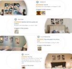 SERIMINO 3 Piece Lotus Flower Canvas Wall Art for Living Room, Blue Floral Picture Wall Decor for Dining Room Bedroom, Art Print Painting for Home Decorations 12"X16" - Image 7