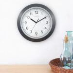 La Crosse Technology WT-3129B 12 Inch Atomic Analog Wall Clock, Pack of 1, Black - Image 4