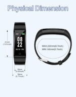 GRV Fitness Tracker Non Bluetooth Fitness Watch No App No Phone Required Waterproof Pedometer Watch with Steps Calories Counter Sleep Tracker for Men Women Parents - Image 9