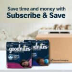 Goodnites Boys' Nighttime Bedwetting Underwear, Size S/M (43-68 lbs), 44 Ct (2 Packs of 22), Packaging May Vary - Image 10