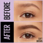 Maybelline Express Brow 2-In-1 Pencil and Powder Eyebrow Makeup, Soft Brown, 1 Count - Image 5
