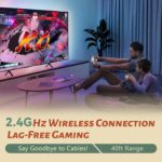 HRYYDS 2025 Retro Gaming Console Pro 4K HDMI with 40,000+ Built-in Classic Video Games - Plug & Play Game Stick for TV with 2 Wireless Controllers | 23 Emulator Support 64GB - Image 5