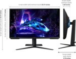 Samsung 32-Inch Odyssey G3 (G30D) Series FHD Gaming Monitor, 1ms, 180Hz, AMD FreeSync, Adjustable Stand, Black Equalizer, Virtual Aim Point, Eye Saver Mode, Flicker-Free, LS32DG302ENXZA - Image 4