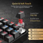 Redragon K552 Mechanical Gaming Keyboard, 87-Key Compact, LED Gaming Keyboard with Red Switches, Anti-Ghosting, Metal Frame for PC Gaming & Typing, Beginner-Friendly (Black) - Image 5