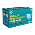 Be Smart Get Prepared 50 pcs FACE MASK, 3 Ply Protective Barrier, Single Use, Disposable Earloop – Home, Travel, Office, School, Work, Outdoors - Image 4