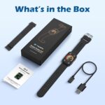 MorePro Health Fitness Tracker with Blood oxy-gen Monitor and 24/7 Heart Rate and Blood Pressure, Sleep Monitor, 120+ Sport Modes Waterproof Fitness Watch for Women Men Android iOS, Black - Image 8