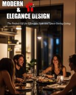 Dining Table Set for 4, Kitchen Table and Chairs Set of 4, 5 Piece Modern Dining Room Table Set with Tempered Glass Top and PU Leather Chairs for Small Space, Apartment, Poker - Image 3