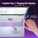 Dell Inspiron 16 Touchscreen Business Laptop – Intel Core 7 150U – FHD+ Display - AI Copilot Key, Fingerprint Reader, Backlit KB, w/Accessory, Win 11 Pro (64GB DDR5 | 4TB SSD) - Image 6