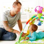 Fisher-Price Baby Playmat Rainforest Music & Lights Deluxe Gym with 10+ Activities & Toys for Developmental Play for Newborns Ages 0+ Months - Image 3