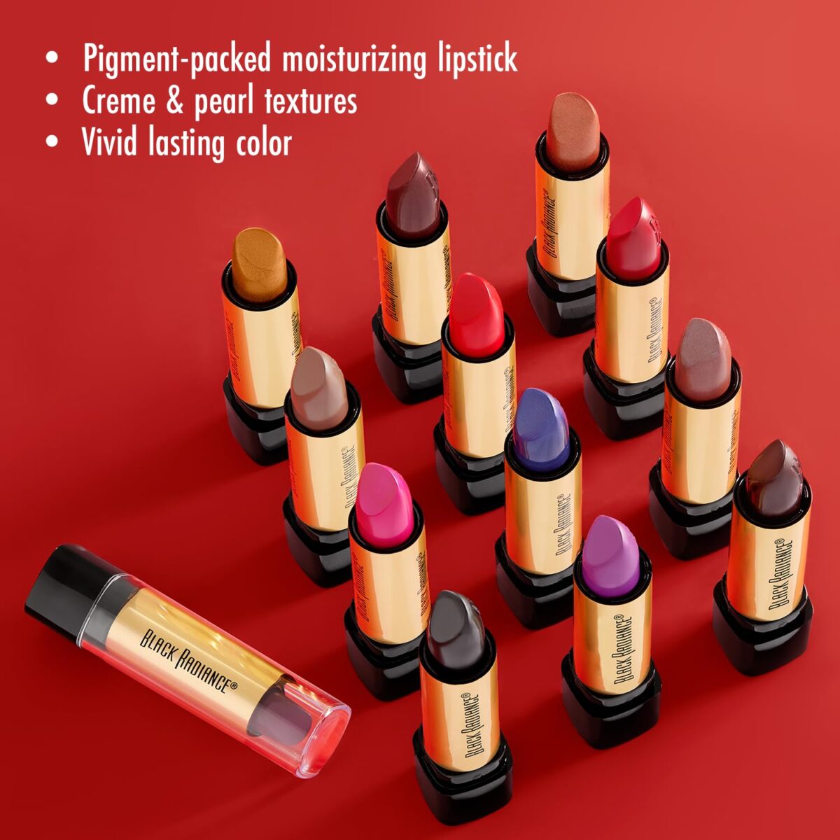 Black Radiance Perfect Tone Lipstick Lip Color Black Out - Image 3