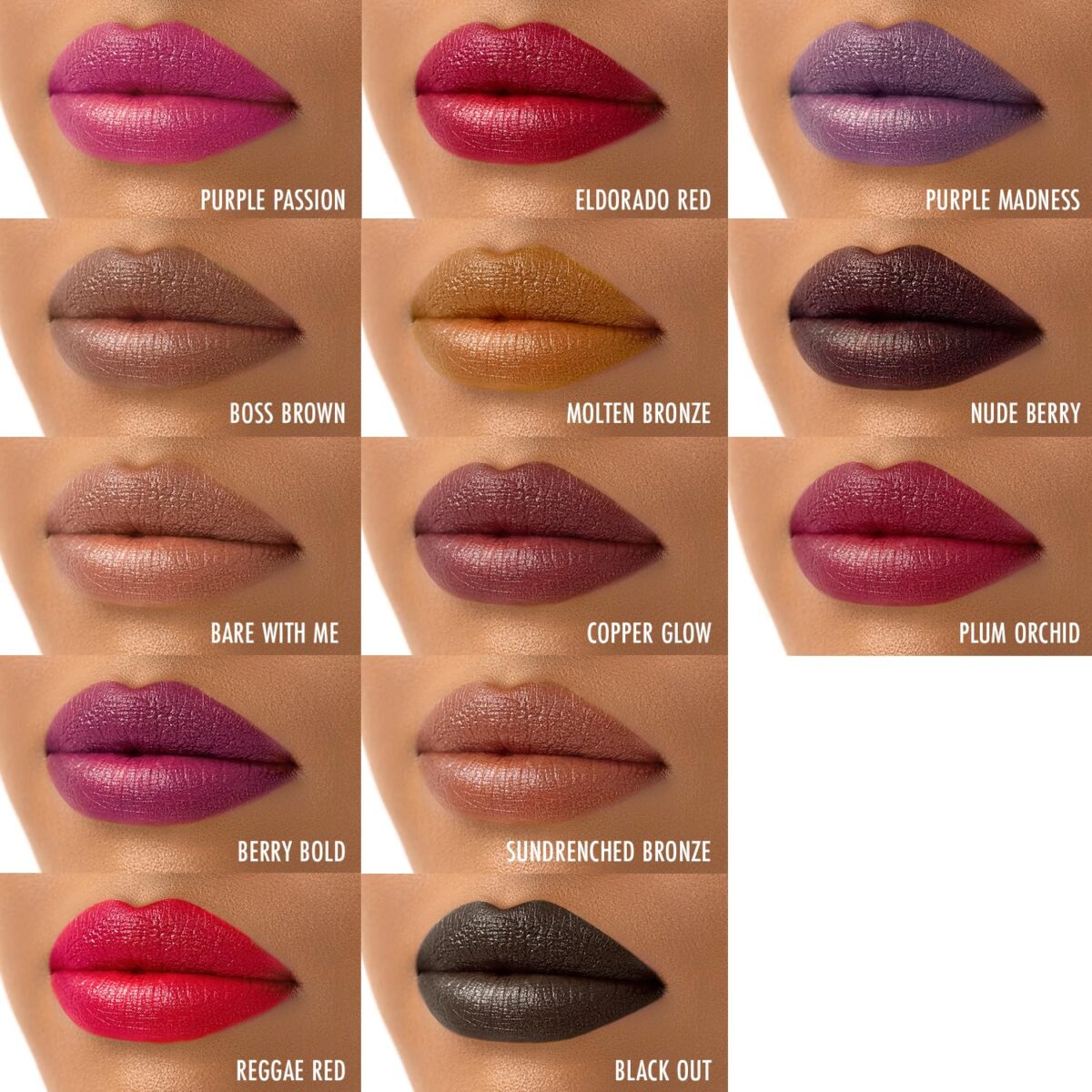Black Radiance Perfect Tone Lipstick Lip Color Black Out - Image 4