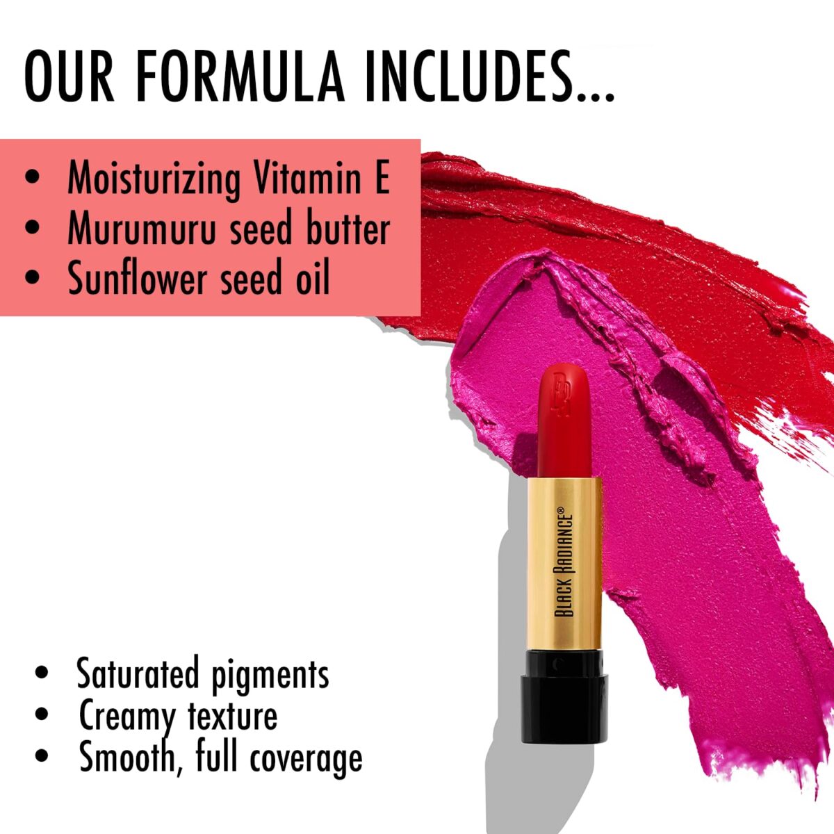 Black Radiance Perfect Tone Lipstick Lip Color Black Out - Image 6