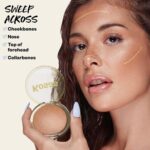 Kosas Sun Show Glowy Warmth Baked Bronzer - Contouring Powder for Cheekbones, Nose & Jawline - Enriched with Concentrated Fatty Acids - Talc-Free, Vegan & Hypoallergenic - Beachy - Image 4