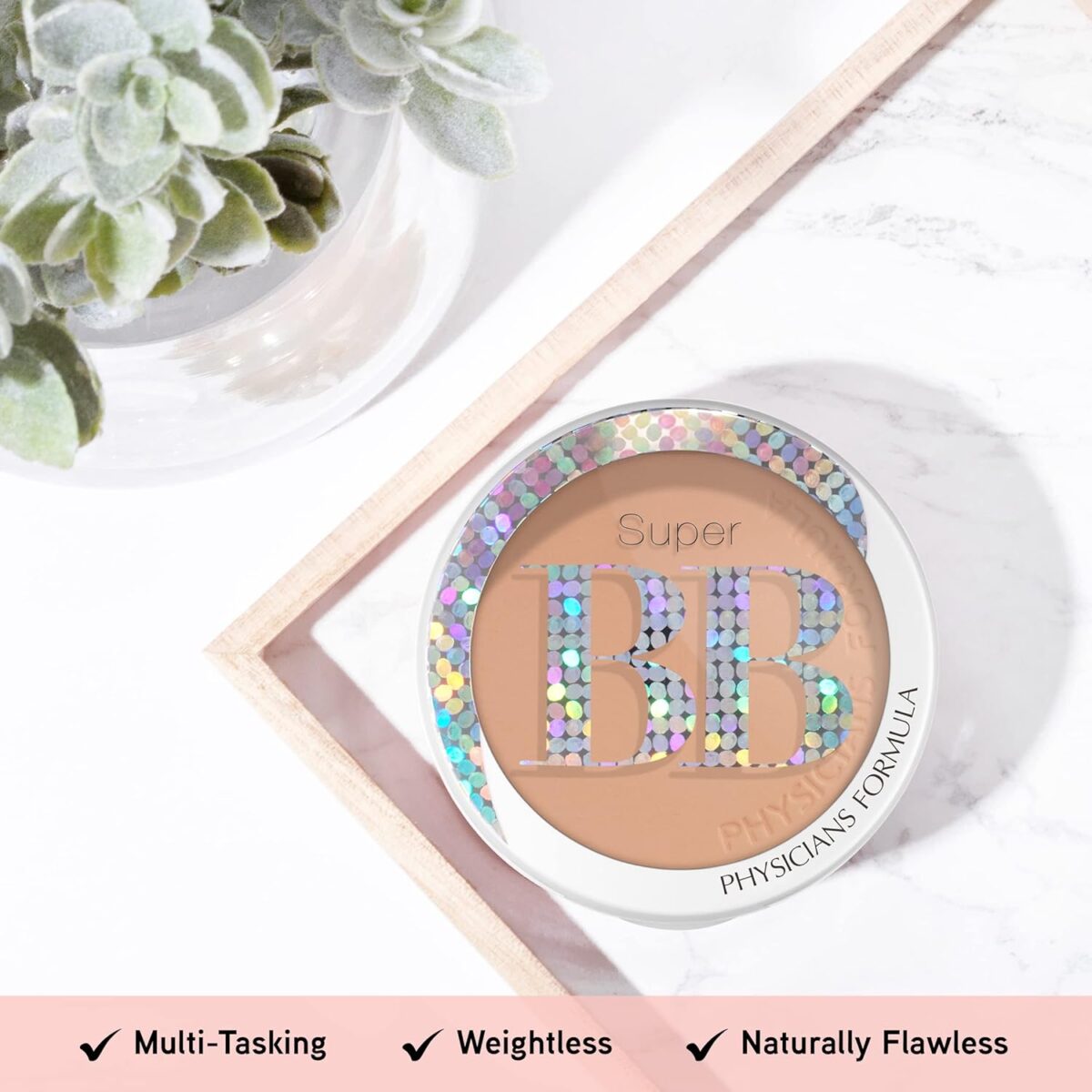 Physicians Formula Super BB Cream All-in-1 Beauty Balm Powder Light/Medium | Dermatologist Tested, Clinicially Tested - Image 6