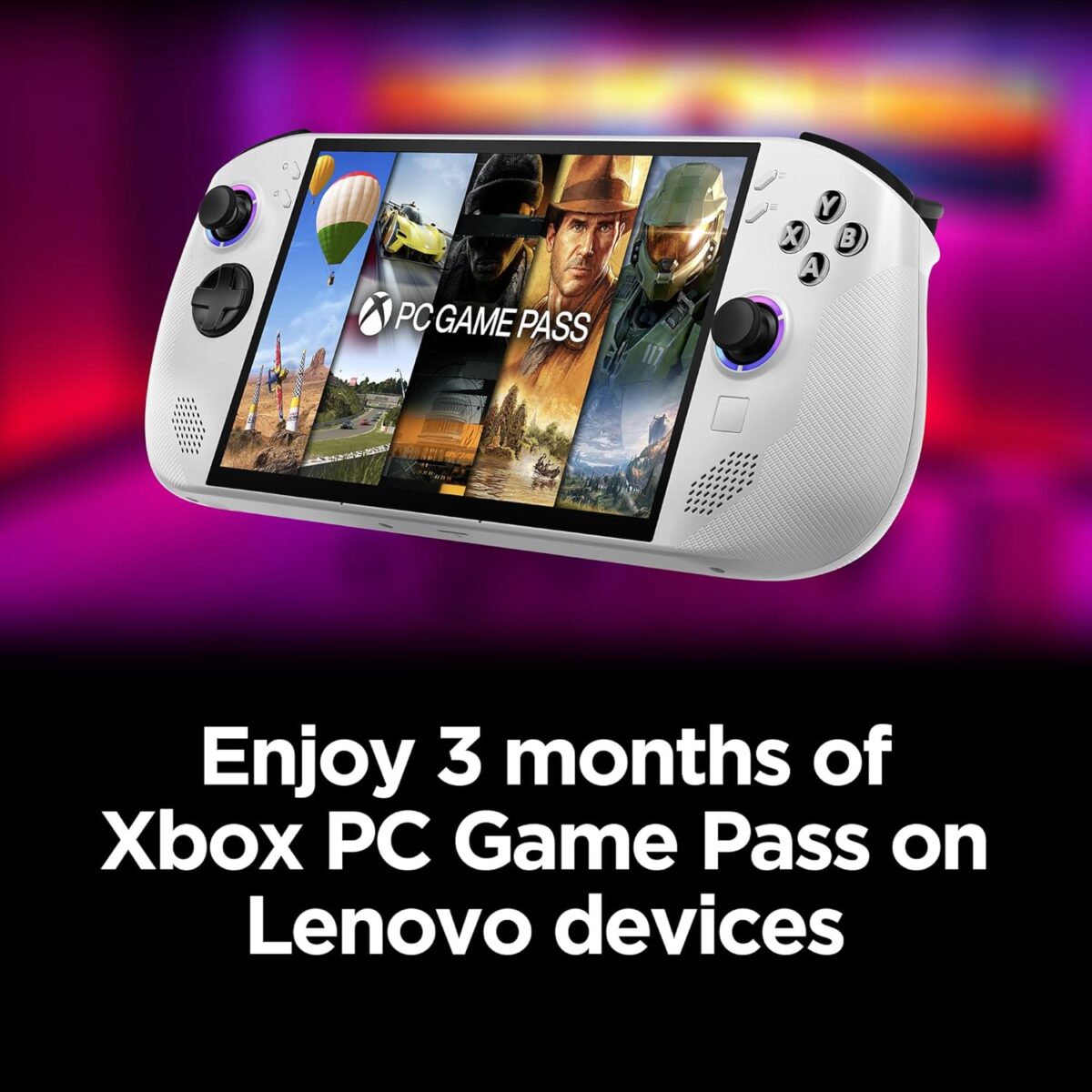 Lenovo Legion Go S - 2025 - Mobile Gaming Console - AMD Radeon graphics - 8" PureSight IPS Display - 120Hz - AMD Ryzen™ Z2 Go - 16GB Memory - 512GB Storage - Glacier White - Free PC Game Pass - Image 8