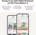 Google Pixel Watch 3 (41mm) 2024 Model - Android Smartwatch, Heart Rate Tracking, Fitbit Advanced Running, Fitness Insights, 24-Hour Battery - Matte Black Aluminum Case - Obsidian Band - Wi-Fi - Image 10