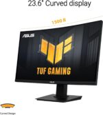 ASUS TUF Gaming 24” (23.6 inch viewable) Curved Monitor (VG24VQER) – FHD, 180Hz, 1ms, DCI-P3 90%, Extreme Low Motion Blur Sync, FreeSync, Shadow Boost, Eye Care, DisplayWidget Center, 3yr Warranty - Image 3