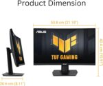 ASUS TUF Gaming 24” (23.6 inch viewable) Curved Monitor (VG24VQER) – FHD, 180Hz, 1ms, DCI-P3 90%, Extreme Low Motion Blur Sync, FreeSync, Shadow Boost, Eye Care, DisplayWidget Center, 3yr Warranty - Image 9
