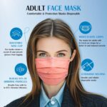Disposable Face Mask For Adults - Travel Essentials, 100 Pack Individually Wrapped, 4 Ply Protection,Safety Masks Disposable - Image 4