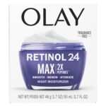 Olay Retinol Face Moisturizer, 24 MAX Anti-Aging Night Cream for Women, Fragrance-Free, Non Greasy - Anti-Wrinkle, Smooth Fine Lines, Tightening, Hydrating Skin Care - Peptides, Glycerin, 1.7 Oz - Image 13