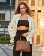 LOVEVOOK Purses and Handbags for Women, Vintage-Style Leather Top Handle Shoulder Bag Satchel Tote Crossbody Purse for Ladies - Image 10