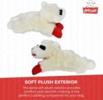 Multipet Lamb Chop Dog Plush Toy - Squeaky Toy for All Dogs - Extra Soft Plush - Stuffed Animal Dog Toy for Cuddling & Playing - Cute Pet Toy (6", Cream) - Image 8