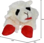 Multipet Lamb Chop Dog Plush Toy - Squeaky Toy for All Dogs - Extra Soft Plush - Stuffed Animal Dog Toy for Cuddling & Playing - Cute Pet Toy (6", Cream) - Image 11