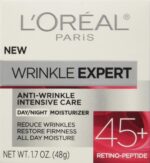 L'Oreal Paris Wrinkle Expert 45+ Anti-Aging Face Moisturizer with Retino-Peptide, Non-Greasy, Suitable for Sensitive Skin, 1.7 fl. Oz - Image 3