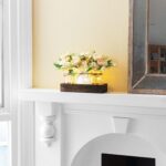 Mkono Mason Jar Lights Centerpiece Table Decor for Dining Room Farmhouse Wood Tray with 3 Jars Flowers Fall Decoration for Coffee Table Kitchen Living Room Wedding - Image 7