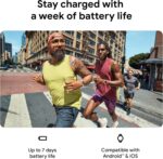 Fitbit Charge 6 Fitness Tracker with Google apps, Heart Rate on Exercise Equipment, 6-Months Premium Membership Included, GPS, Health Tools and More, Gold/Coral, One Size (S & L Bands Included) - Image 4
