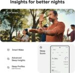 Fitbit Charge 6 Fitness Tracker with Google apps, Heart Rate on Exercise Equipment, 6-Months Premium Membership Included, GPS, Health Tools and More, Gold/Coral, One Size (S & L Bands Included) - Image 8