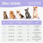 LE SURE Donut Dog Bed Medium Size Dog - Round Cat Beds for Indoor Calming Pet with Washable Cover, Cute Modern Puppy Beds with Jacquard Shaggy Plush & Anti Slip Bottom, 30 Inch, Blue - Image 7