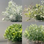 4 Pack Small Fake Plants, Artificial Plants Indoor for Home Decor, Small Faux Plants Indoor, Fake Plants in White Pot for Bathroom Bedroom Kitchen Office Farmhouse Room Shelf Decor - Image 6