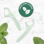 Plackers Micro Mint Dental Flossers, Travel Pack, Perfect Travel Size, Easy Storage, Dental Care On-The-Go, Fresh Mint Flavor, 12 Count - Image 6