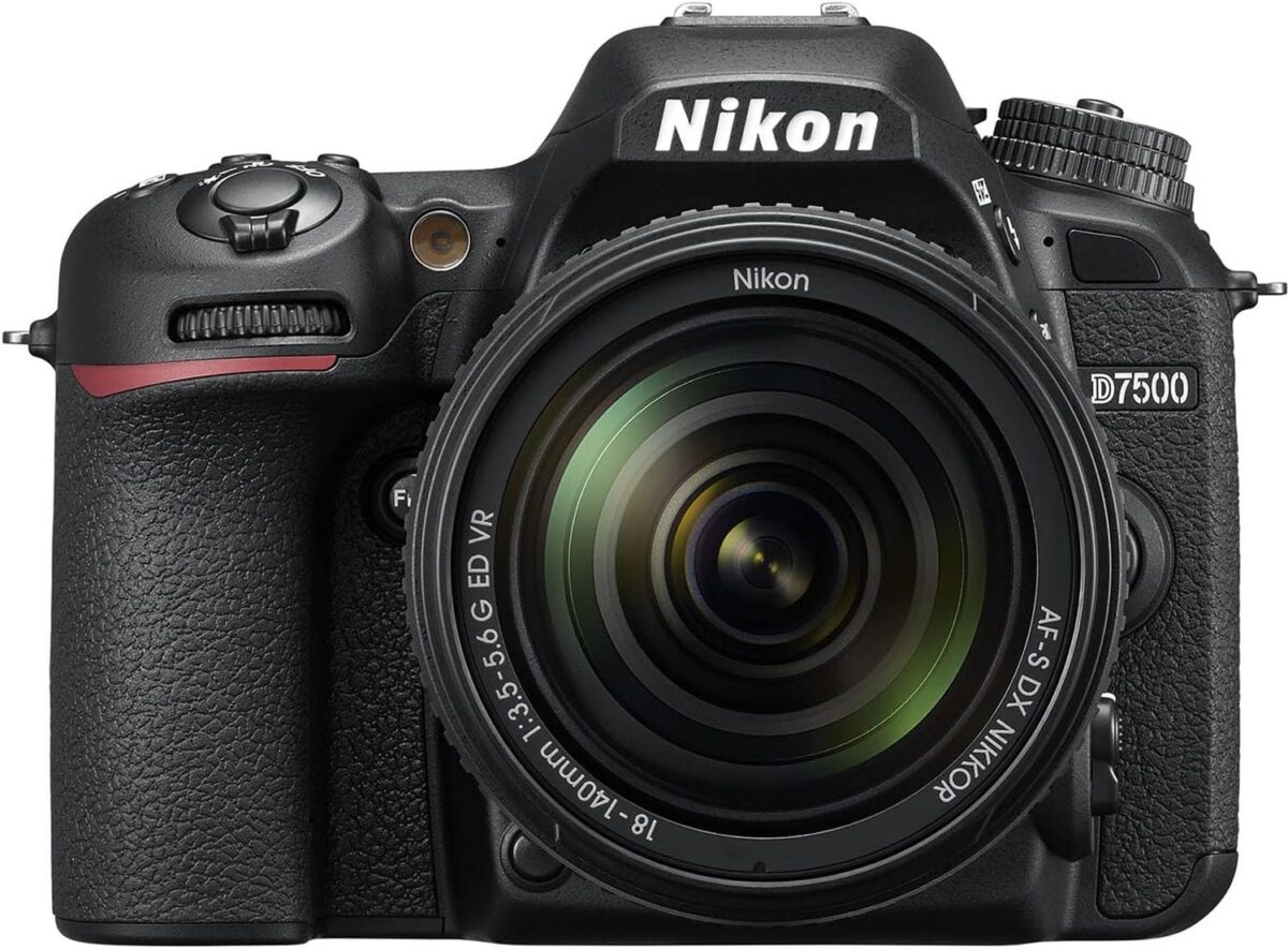 Nikon D7500 DSLR Camera with 18-140mm f/3.5-5.6G ED VR Lens and 420-800mm Lens + 64GB Memory + Extra Battery + Slave Flash + Filters + Tripod + More (32pc Bundle) - Image 3